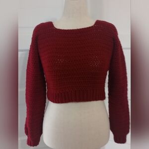 Homemade knit sweater
